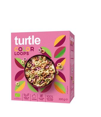 6x turtle Color Loops Bio & glutenfrei 300g