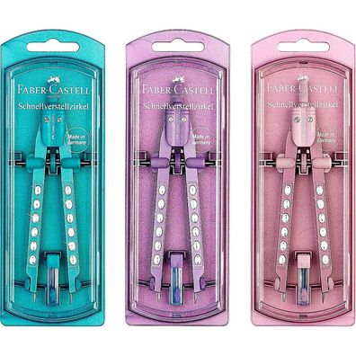 Faber Castell Schnellverstellzirkel Girls titleFactory sparkle