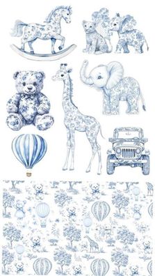Tortenaufleger Tiere Personalisierter Essbare Teddy Tortendekoration aus Fondant 2
