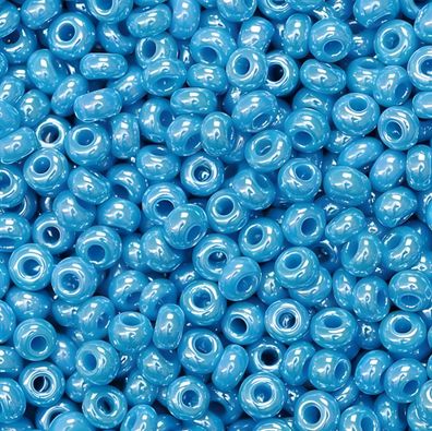 KNORR Prandell 213104346 Böhmische Rocailles Ø 25 mm Glas himmelblau