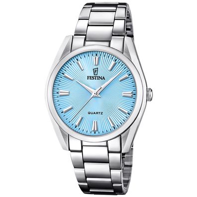 Festina Damenuhr Quarz Stahl/Türkis F20622/P