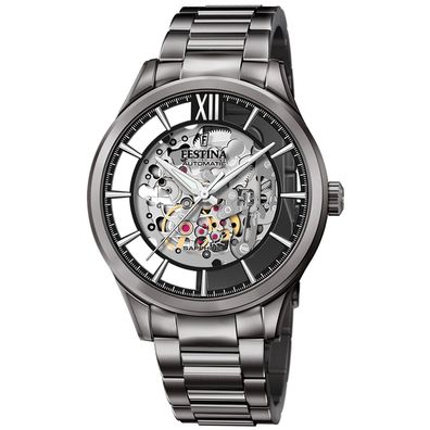 Festina Herrenuhr Automatik Skelett F20632/1