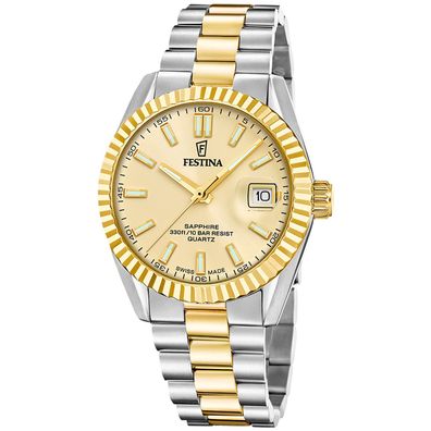 Festina Herrenuhr Zweifarbig mit Saphirglas F20085/A