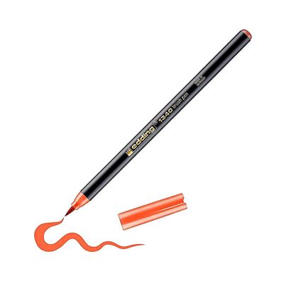Edding 1340 Pinselstift, flexible Spitze, farbeMandarine