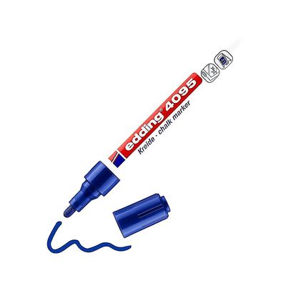 Edding 4095 Kreidemarker, abwischbar, für titleBlau