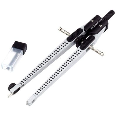 FABER-CASTELL 174472 - Schnellverstellzirkel GRIP 2001 silber