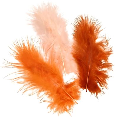 KNORR Prandell 216619956 Marabufedern-Mix ca. 10 cm rehbraun