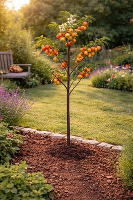 Zierapfel Evereste 100-120 cm Apfelbaum winterhart Malus Zierbaum Garten
