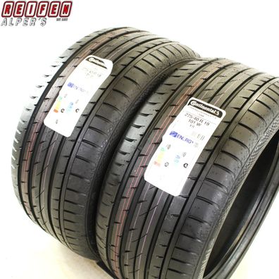 2x 275/40 R19 101W CONTI Sportcontact 3 SSR FR * Sommerreifen NEU RUN FLAT