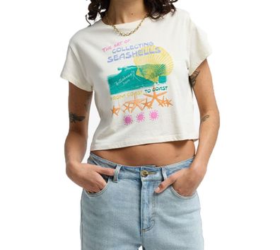 Billabong Women Shirt Coastal Adventures white cap