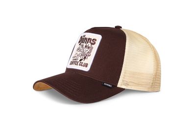 DJINNS Snapback Trucker Cap Hft Cap Coffee dark brown