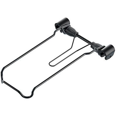 Federklappe Clampit 2.0, Racktime, Steel ED, schwarz, B=70 mm, Ø