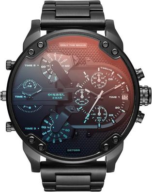 Diesel DZ7395 Mr Daddy 2.0 Herrenuhr, schwarz, 57 mm, Chronograph