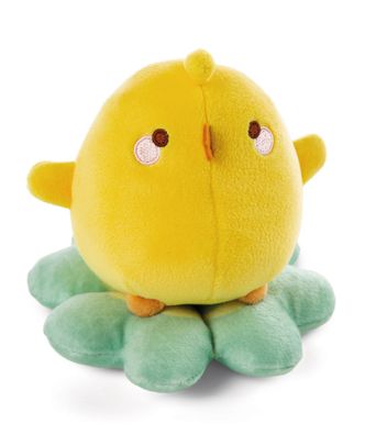 NICI, 48873, Kuscheltier Piu Piu auf Kleeblatt, Vögelchen, Vogel, Kuscheltiere