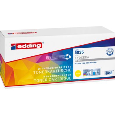 Edding Tonerkartusche EDD-5035 ersetzt Kyocera TK-590Y