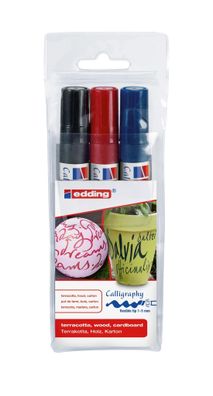 Edding Kalligrafiemarker 1455 1-5 mm 3er-Set