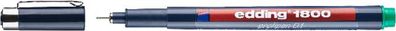 Edding Präzisionsfeinschreiber 1800 0,25 mm grün