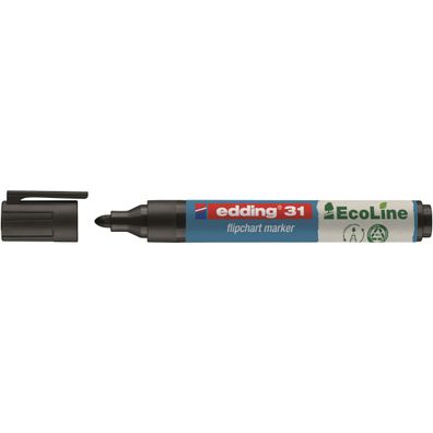 Edding Flipchartmarker EcoLine 31 1,5-3 mm schwarz