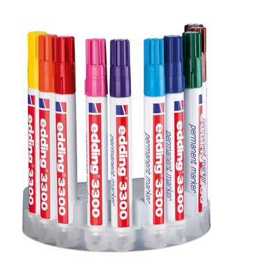 Edding Permanentmarker 3300 1-5 mm 10er-Set Systembox