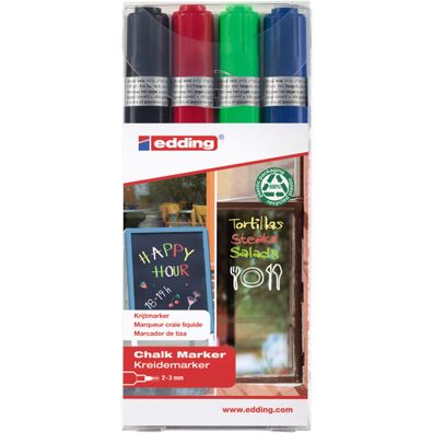 Edding Kreidemarker 4095 2-3 mm 4er-Set B2B
