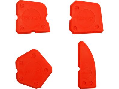 Silikonspachtel-Set 4-teilig, 100 mm