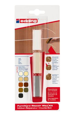 Edding Reparatur-Wachs Möbel 8901 weiß 3er-Bl