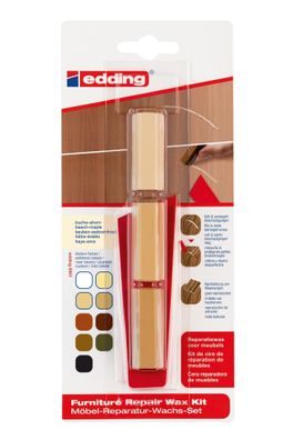 Edding Reparatur-Wachs Möbel 8901 Buche+Ahorn 3er-Bl