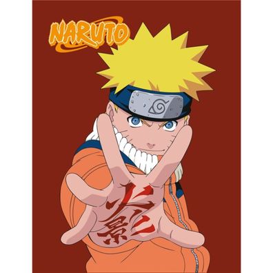 Naruto Flanell Decke 110x150 cm Weiche Kuscheldecke für Erwachsene & Kinder