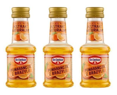 Dr. Oetker Orangen Aroma 90ml - natürliches Backaroma Extrakt Brasilien Orange