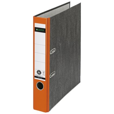 LEITZ 1050 Ordner A4 Wolkenmarmor 52 mm orange