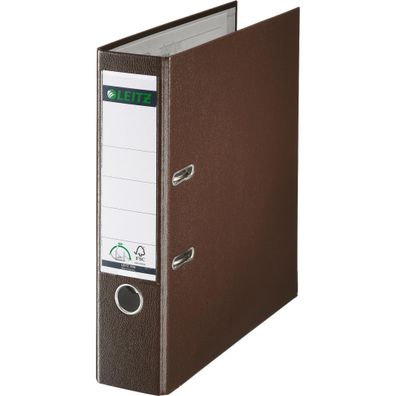 LEITZ 1010 Ordner Plastik A4 80 mm braun