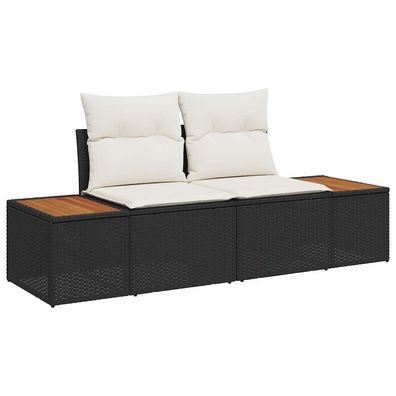 Modernes Gartensofa | Terrassenmöbel | Gartenbank | Balkonmöbel inkl. Kissen