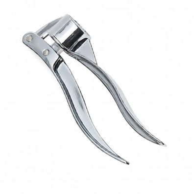 Knoblauchpresse aus Aluminium-Druckguss 15 cm - kompakt & praktisch