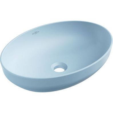 Mexen Cornelia Aufsatzwaschbecken 50 x 36 cm, Blau matt - 21885049