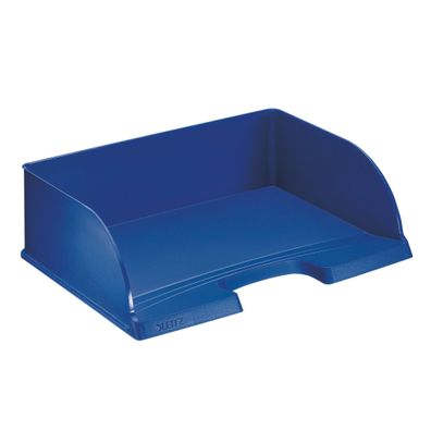 LEITZ Briefkorb A4quer blau 363x104x273mmZubahör: eschriftungschild