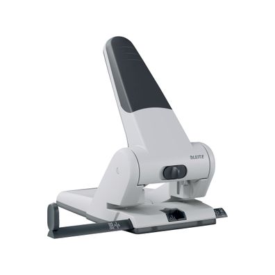 LEITZ 5180 Registraturlocher bis A3 65 Bl mit Anschlagschiene silber