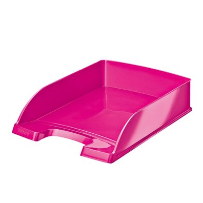 LEITZ 5226 Briefkorb Plus WOW A4 Polystyrol pink metallic