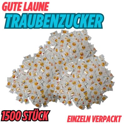 1500 Traubenzucker Emoji Bonbons Großpackung Big Box