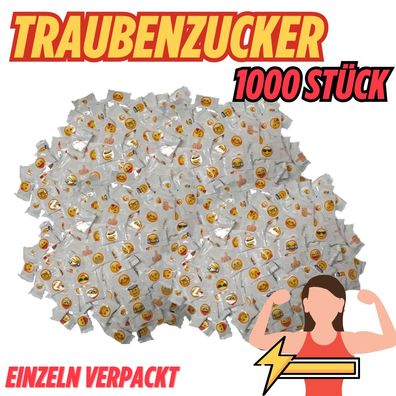 1000 Traubenzucker Emoji Bonbons Großpackung