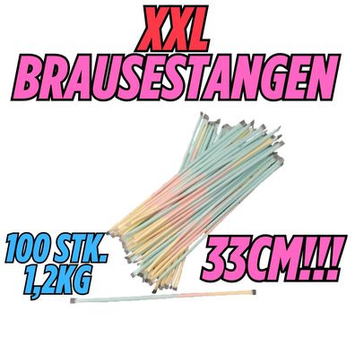 Sweet Flash Powder Straws XL – 100 Riesen-Stäbchen voller Brausepower!