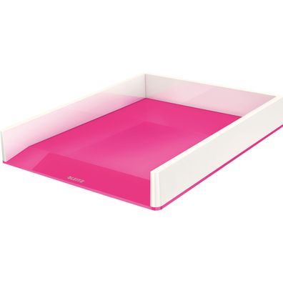Briefkorb WOW Duo Colour A4 pink metallic 267x49x336 mm