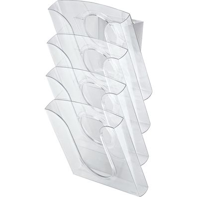 LEITZ Tisch-/Wandprospekthalter Pre senter Set glasklar (80540002)