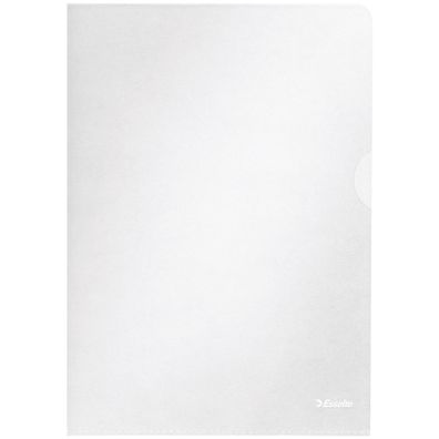 LEITZ Sichthülle Standard Plus A4 PP genarbt 100 Stück farblos