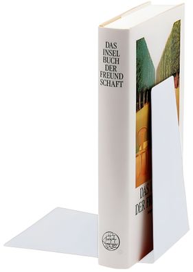 LEITZ Buchstütze weiß Buchstütze keilförmig der breite Fuss