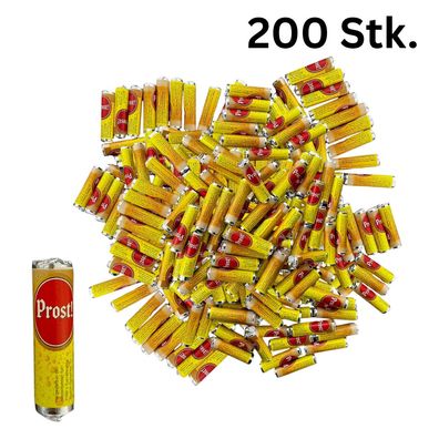 Traubenzucker Röllchen 200 Stück – Vitamin C Bonbons im Kölsch-Design | Süßware