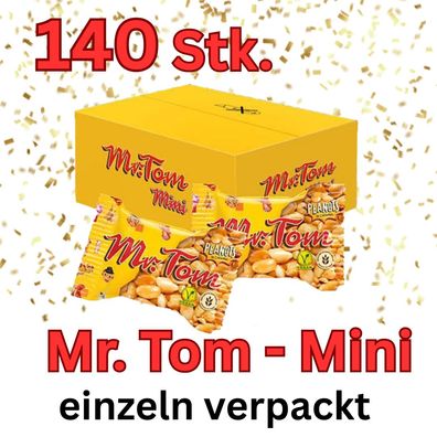 Wurfmaterial für Karneval Mr. Tom mini Riegel | 140 Stk | 2,1 kg für Fasching