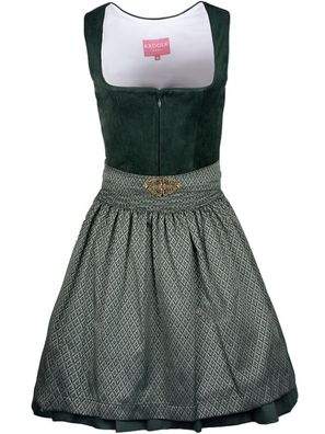 Krüger Dirndl Alisha 50cm Länge dunkelgrün - Größe: 42