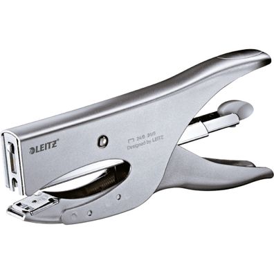 Leitz Heftzange 24/6-8 fest 40 Bl. (80 g/m²) Metall silber metallic