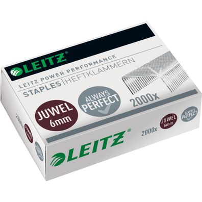 LEITZ Heftklammer Juwel 6mm verz. 56420000 2000St