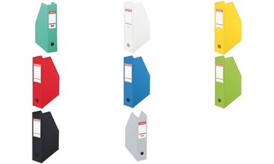 Esselte Stehsammler A4 Pappe mit PVCumschweißt weiß